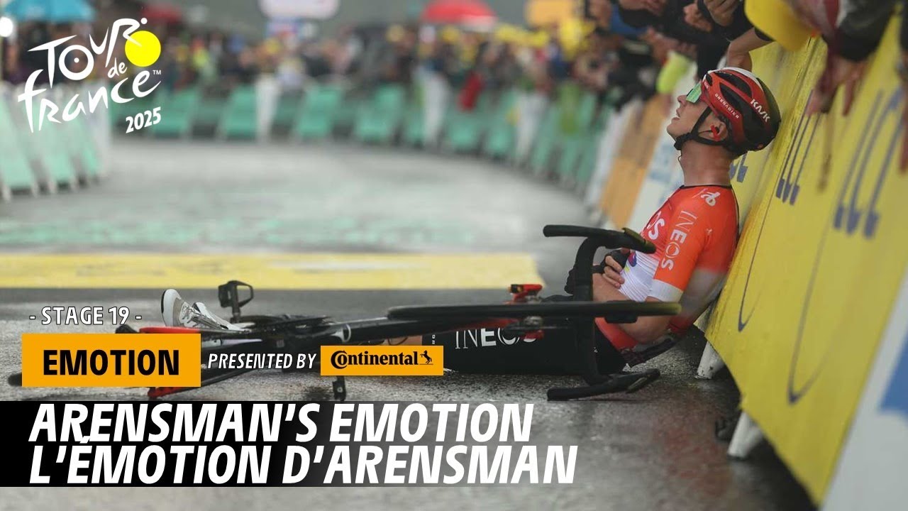 Winner's emotion - Stage 19 - Tour de France 2025