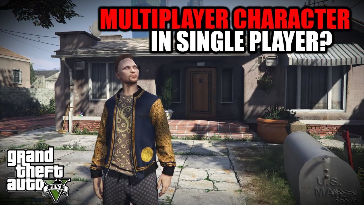 GTA 5 PC - Play as your Multiplayer Character in Single Player!