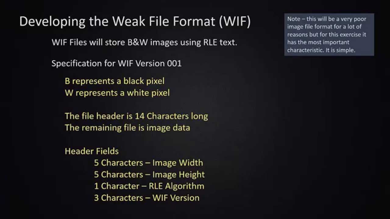 File Formats