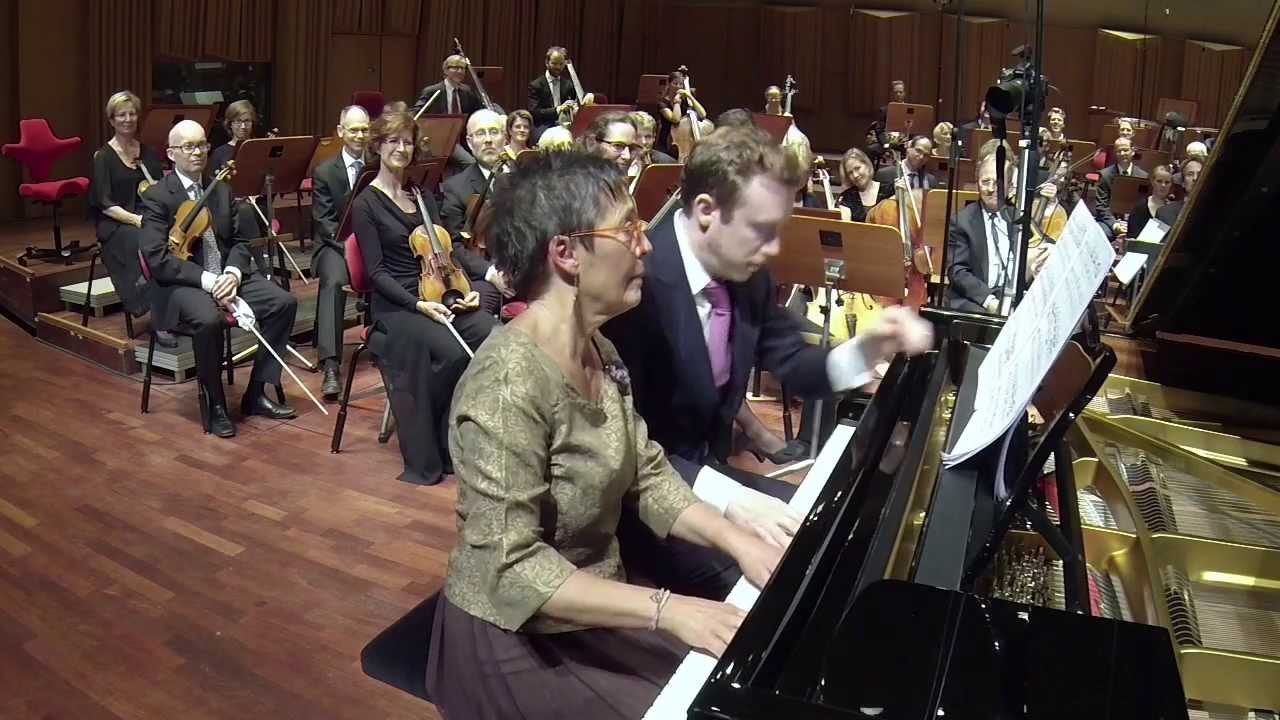 Maria João Pires and Daniel Harding in Grieg's Peer Gynt Suite No.1 Morning Mood, piano four hands