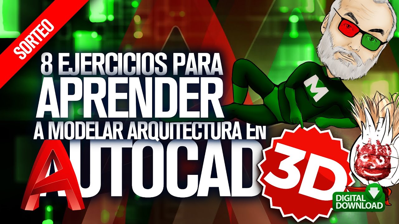 🌟🌟🌟 AutoCAD  3D para PRINCIPIANTES | tutorial ESPAÑOL Curso ARQUITECTURA desde CERO a partir de 2D