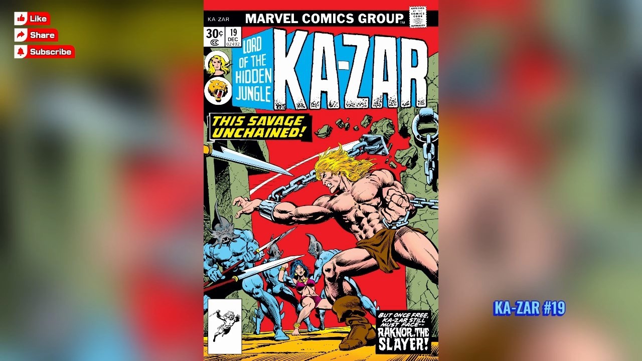 История комиксов Marvel: Ka-Zar #19 (декабрь 1976 г.) #marvelcomics