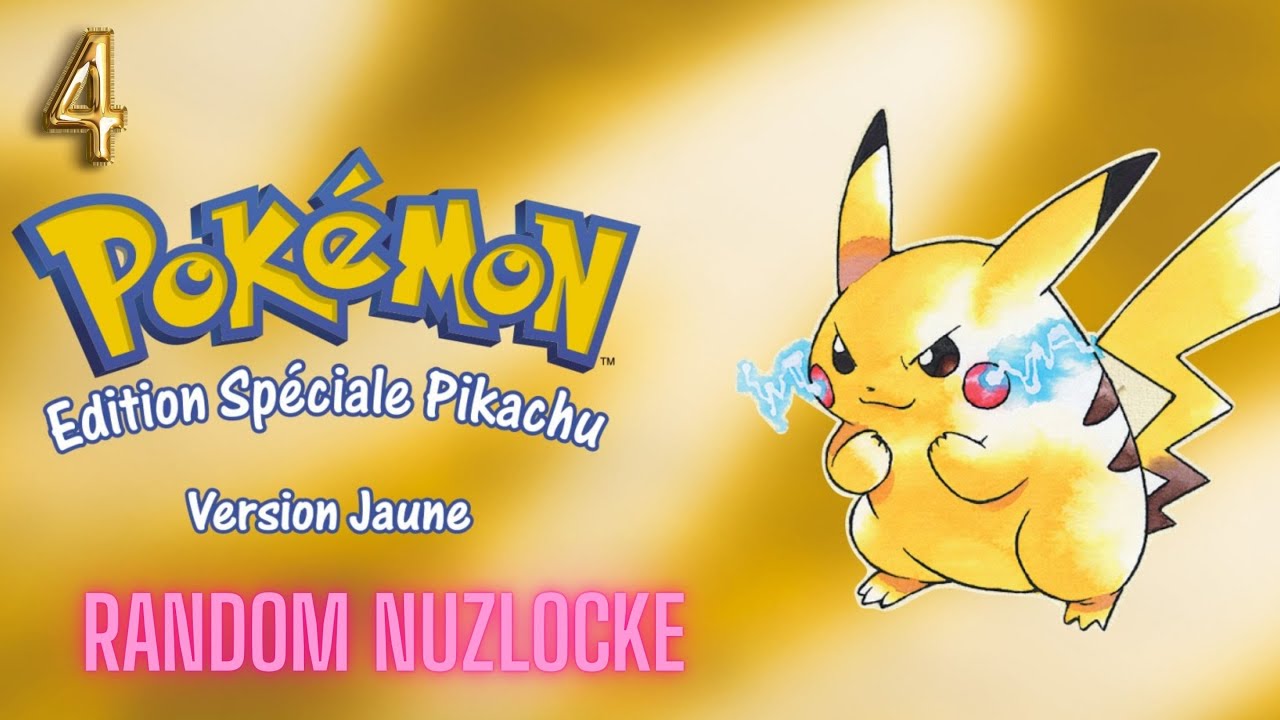 Pokemon Jaune RANDOM Nuzlocke  #4 Céladopole et 4ème badge