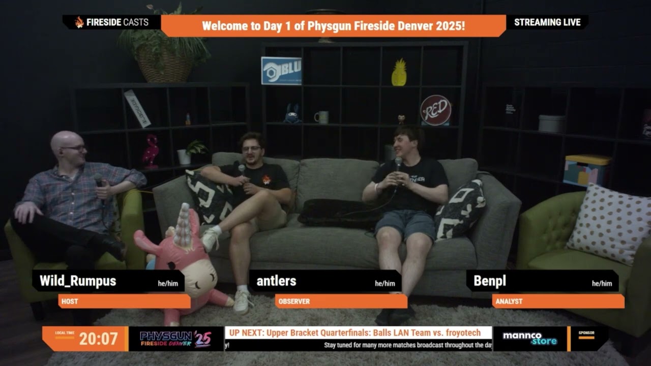 Balls Lan Team vs. froyotech - Physgun Fireside Denver 2025 - Upper Bracket Quarterfinals