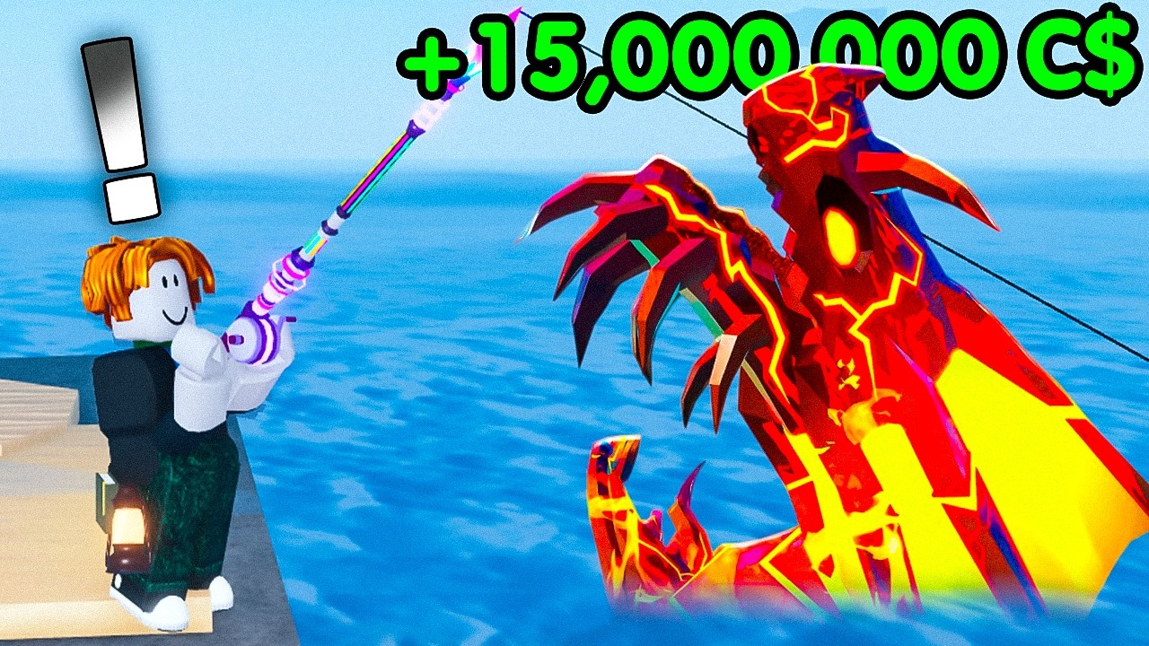 Лучшие места для фарма в Roblox Fisch