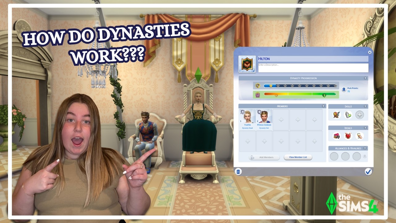 How To Start a Dynasty in The Sims 4 Royalty & Legacy 👑 Beginner Guide
