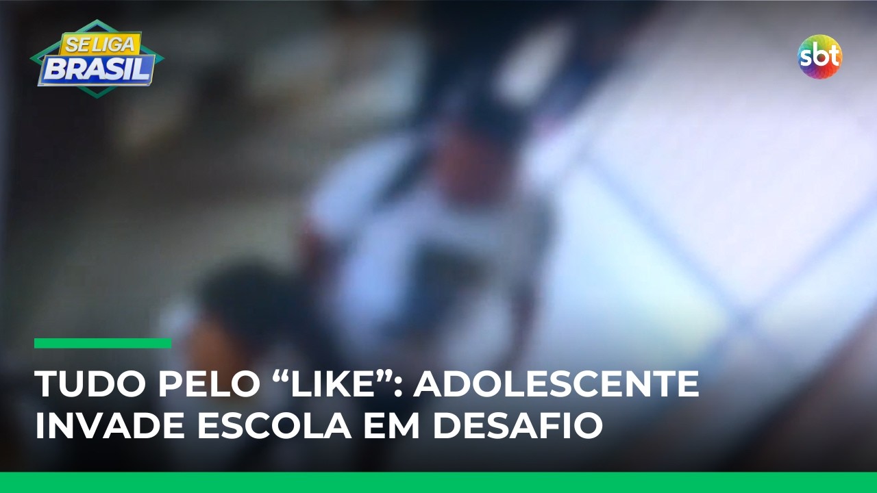 Adolescente invade escola para cumprir desafio de rede social em Goiás | #SeLigaBrasil