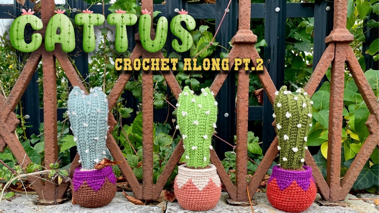 Cat Cactus  (Cattus) Amigurumi Crochet Along Part Two