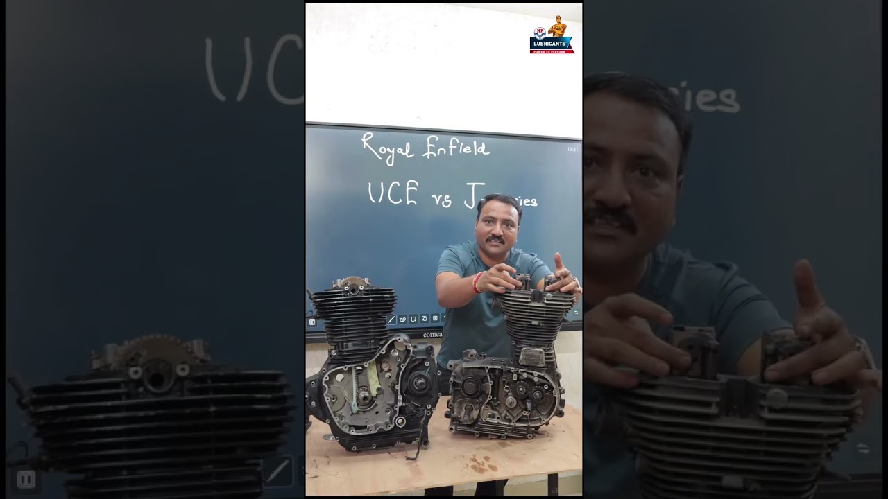 Royal Enfield J series engine and UC engine #royalenfield #viral