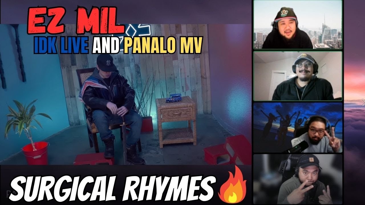 OUR FRIEND BECAME AN EZ MIL FAN - IDK (WISH USA) AND PANALO MV - REACTION!