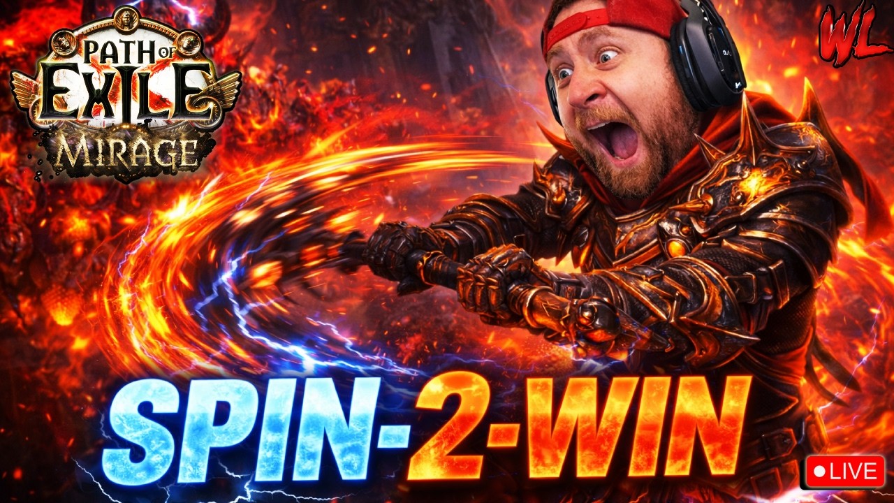 🔴LIVE - Path of Exile LEAGUE START — CYCLONE  - WARLUG
