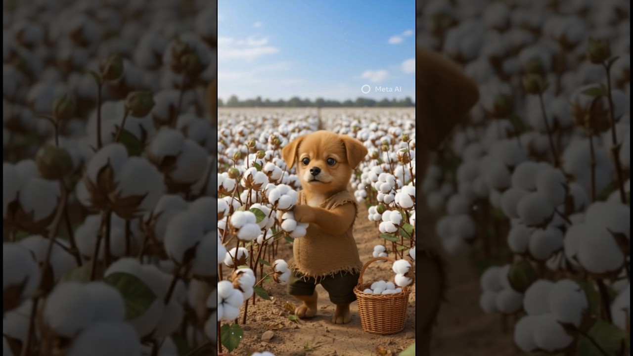 poor puppy hard work for blanket video