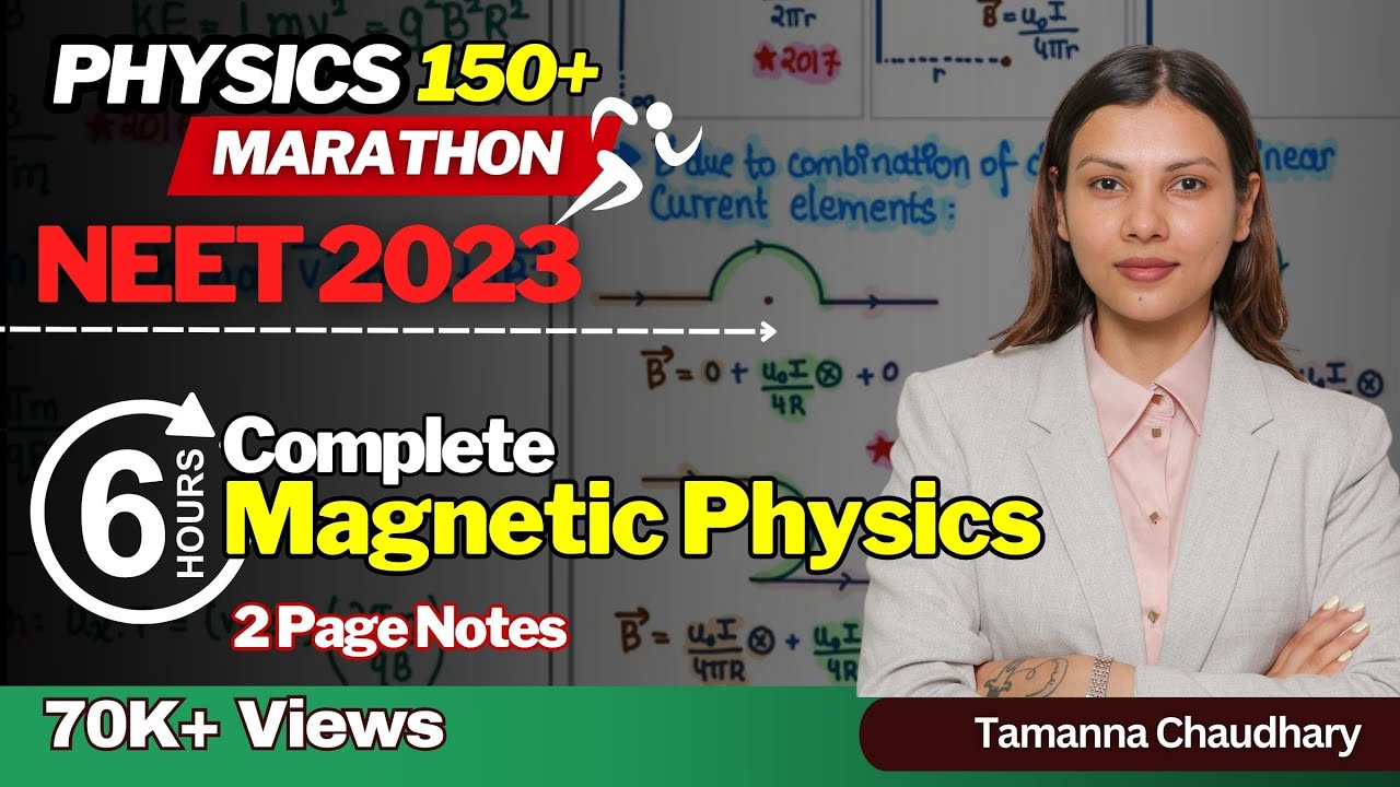 Complete Magnetic Physics Revision for NEET | Class 12 Physics| NEET Single Shot | @TamannaChaudhary