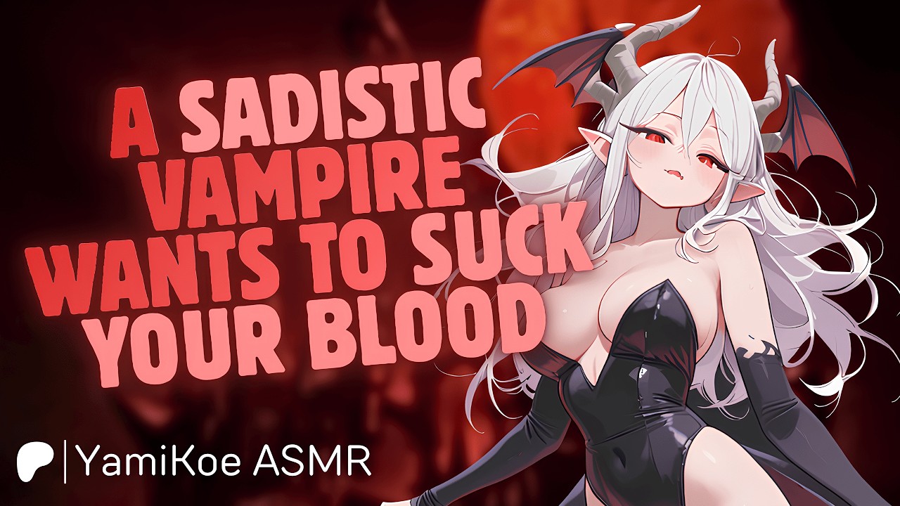 ASMR || Don't Be Scared, a Little Bite Won't Hurt [8D] [Vampire Girl] [Sleep Aid] [F4M]