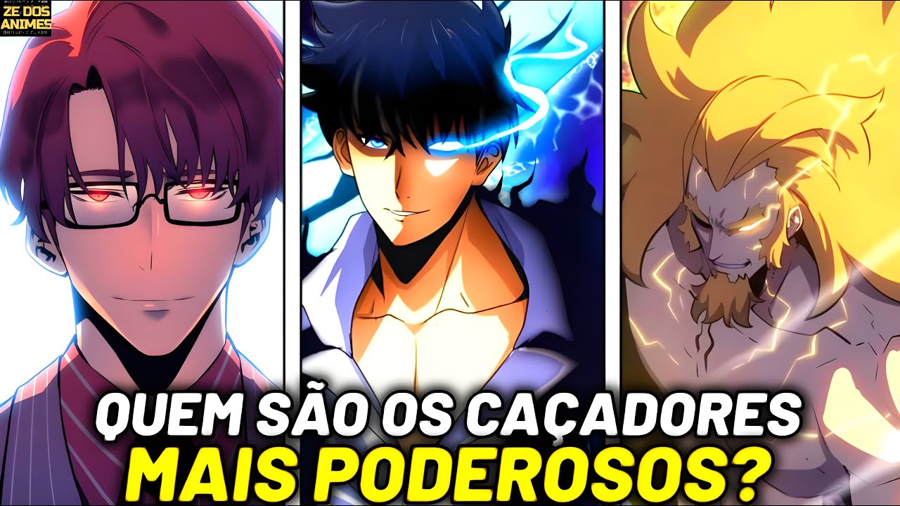 TOP 10 CAÇADORES MAIS FORTES DE SOLO LEVELING