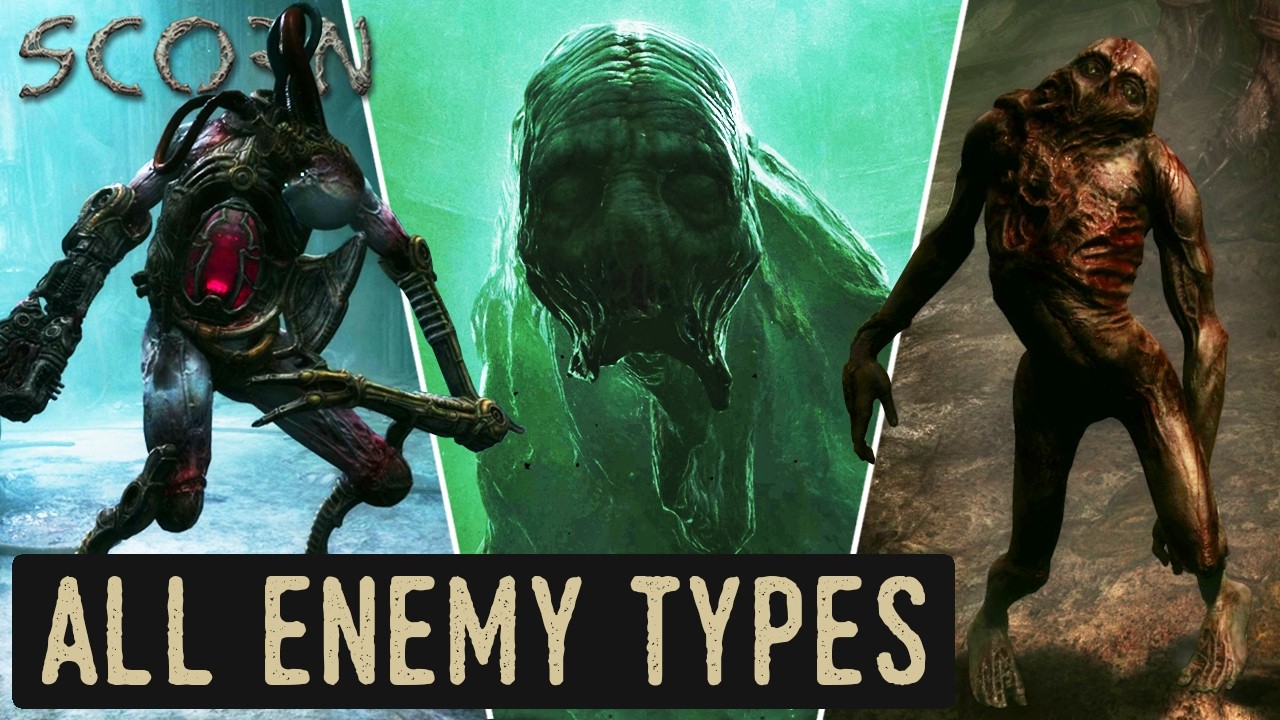 All Enemy Types & Creatures in Scorn