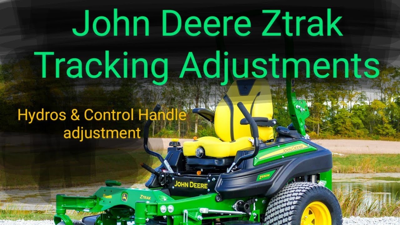 Регулировка трансмиссии, рычагов управления и выравнивания на косилках John Deere Ztrak. Z915 Z92...