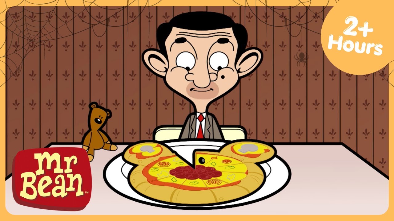 بيتزا مرعبة! 🍕👻 | تجميع حلقات رسوم متحركة مستر بين للأطفال | WildBrain أطفال