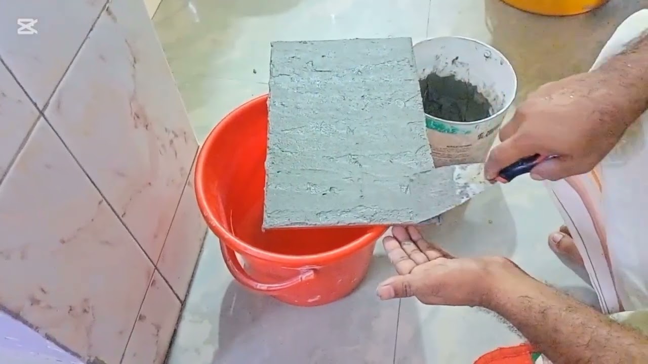 খুলে যাওয়া পুরাতন পাকের ঘরের টাইলস কিভাবে পুনরায় লাগানো হয় দেখুন এবং শিখুন