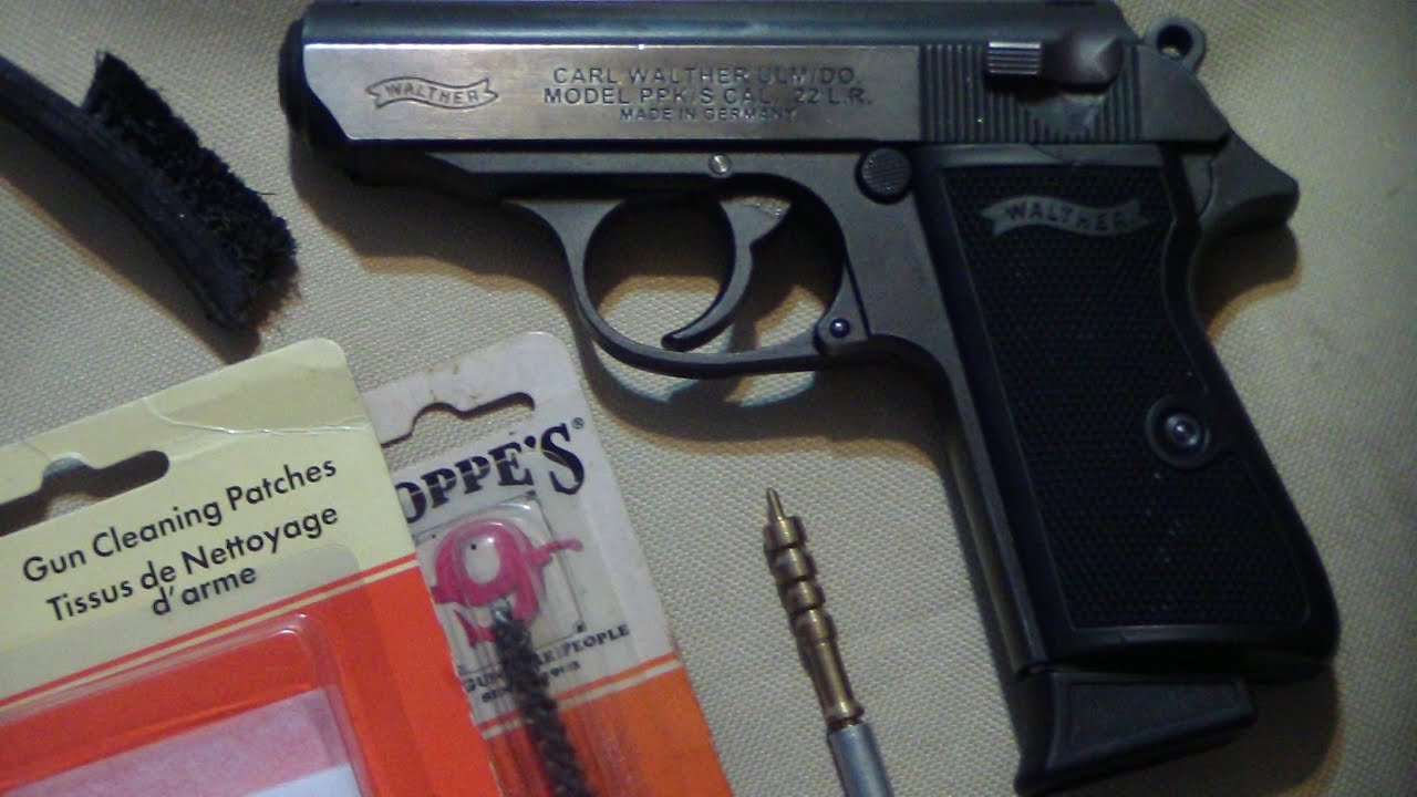 Walther ppk/s 22lr cleaning