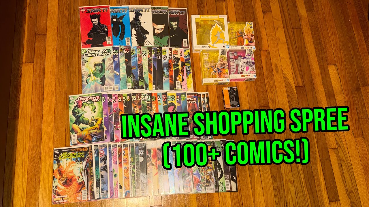 crazy shopping spree (100+ comics & figures!) | day in the life #10