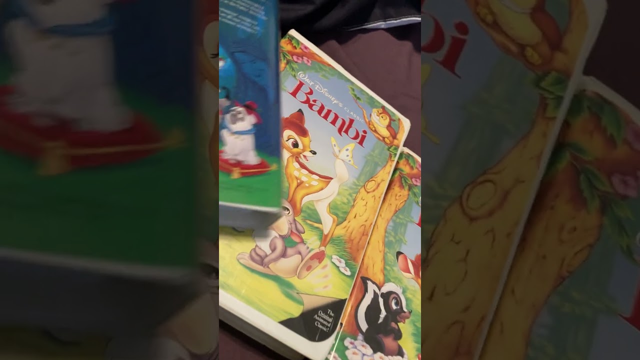 6 different versions of Bambi (1942 film)