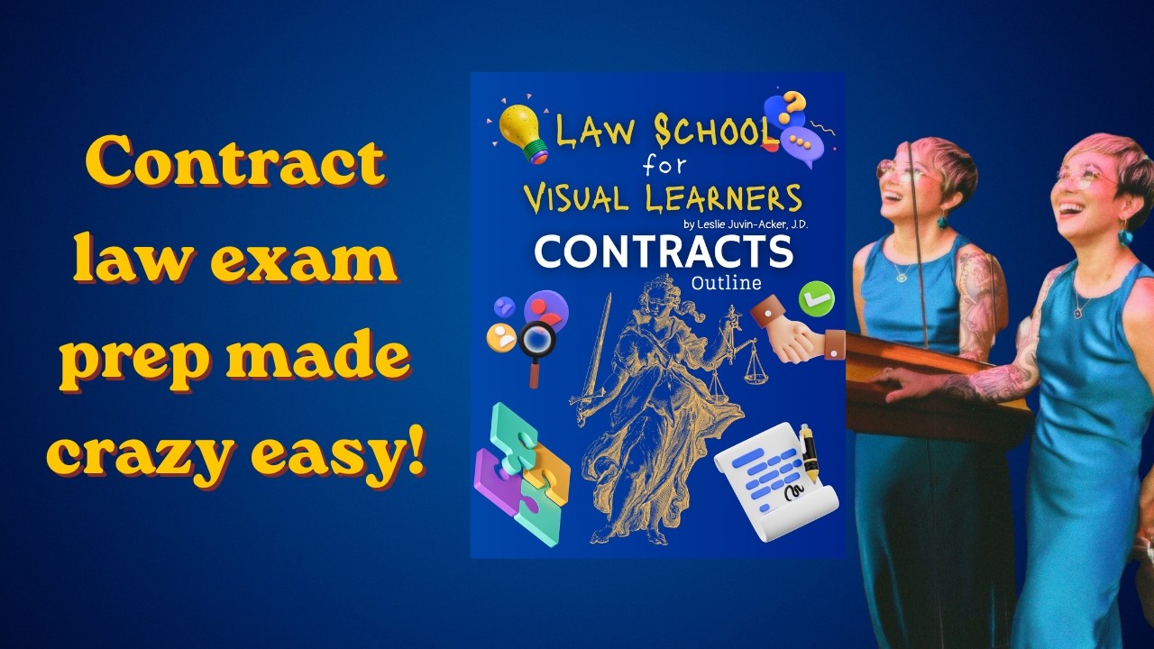The Contracts Exam Hack Visual Learners Need | Inside My Law School & California Bar Outline