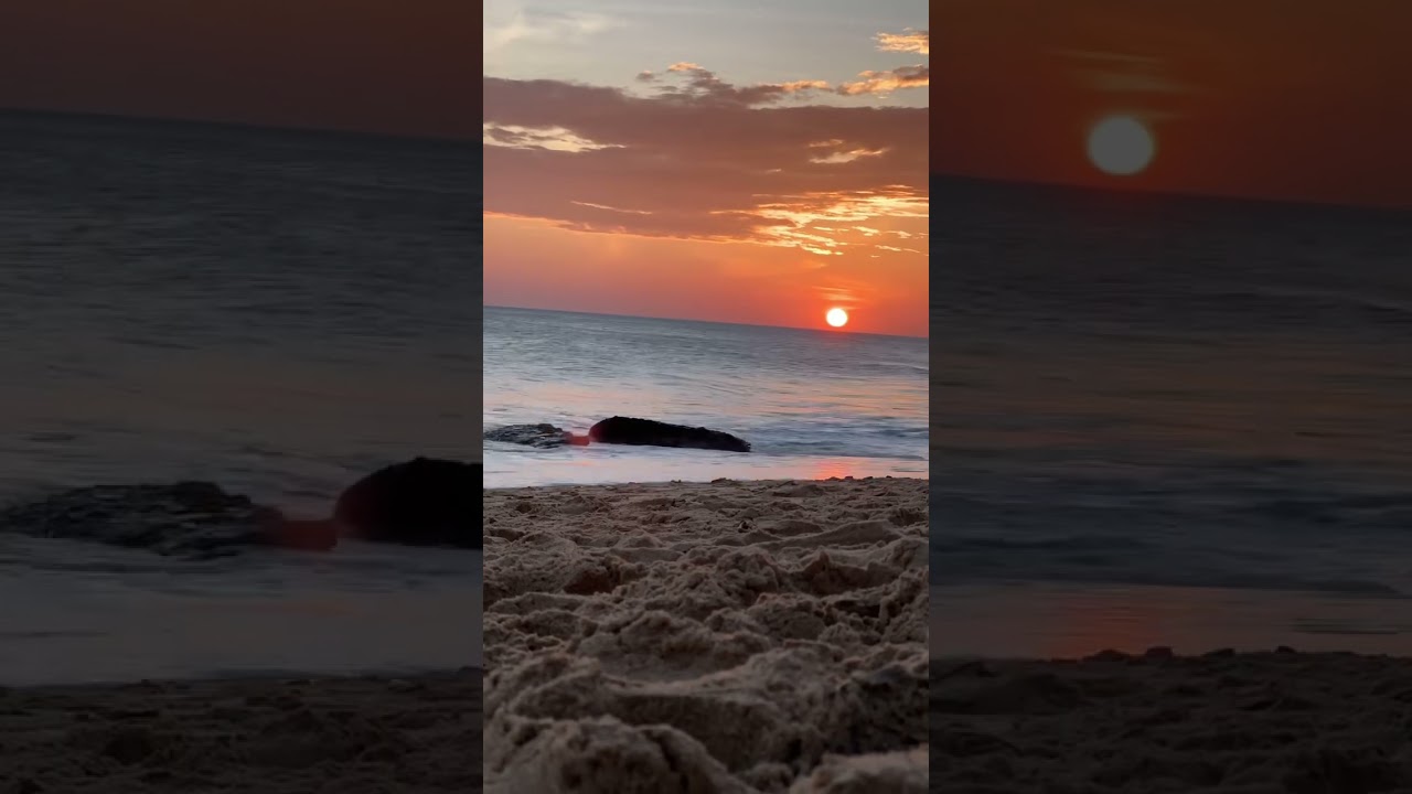 Sunset in Kanyakumari beach #sunset #sea #beach #kanyakumari #india #iphone13pro #shotoniohone