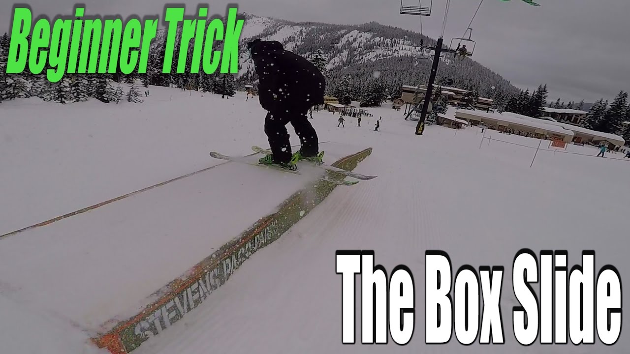 HOW TO BOX SLIDE SIDEWAYS ON SKIS