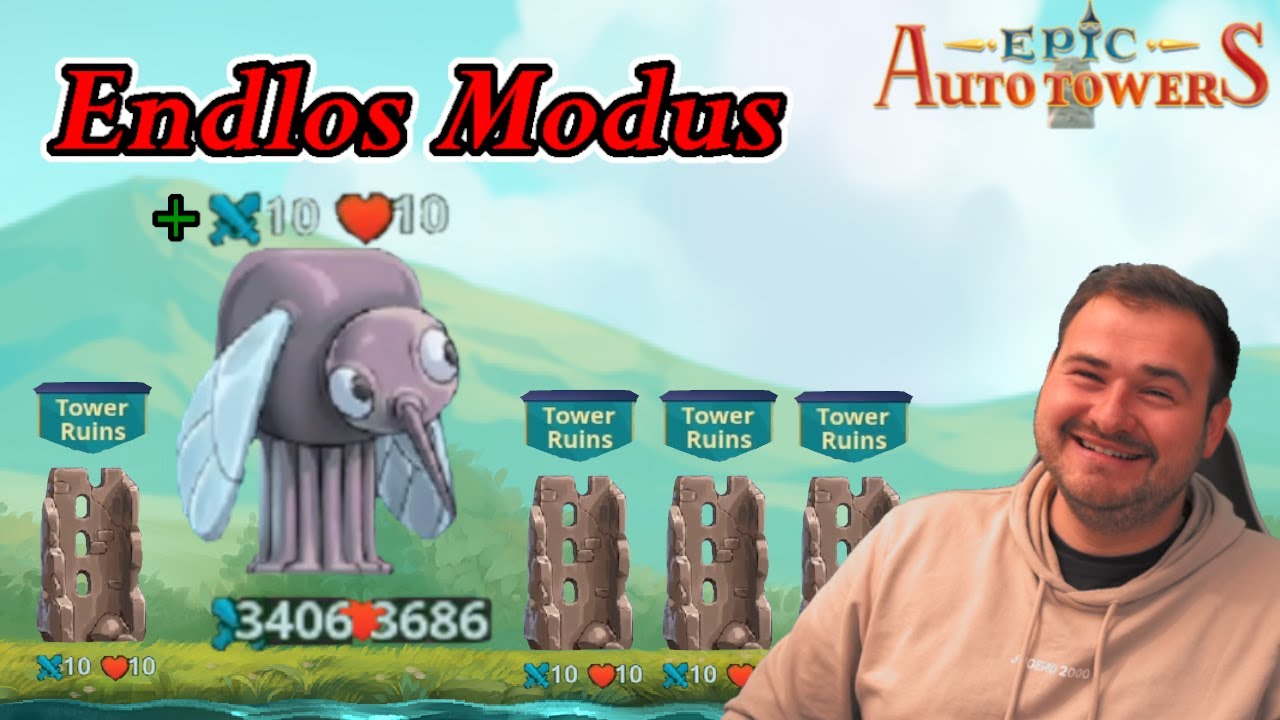 Endlos Modus Mosquito + Ruine - Epic Auto Towers