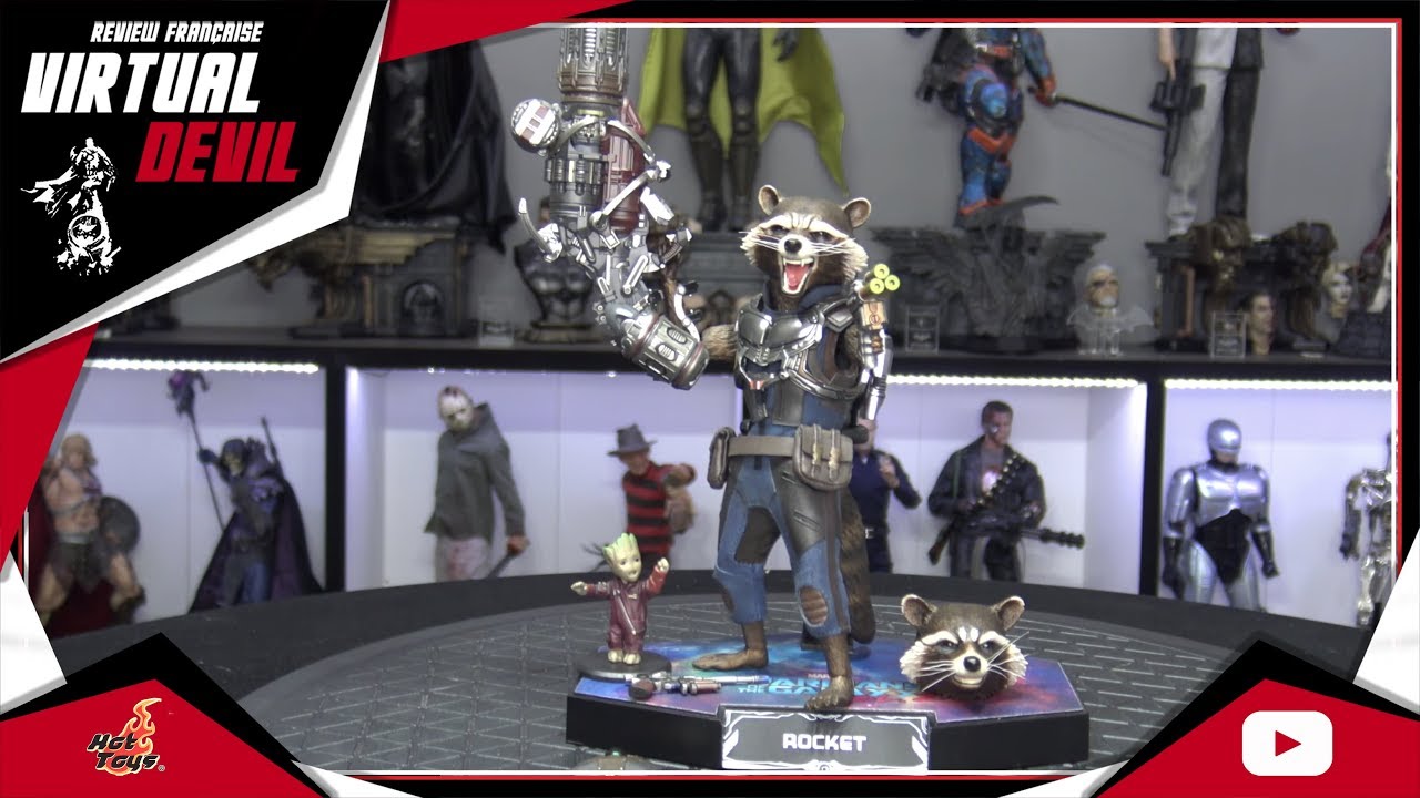 HOT TOYS - ROCKET - DELUXE - MMS 411 - GUARDIANS OF THE GALAXY VOL 2 - REVIEW FRANCAISE FRENCH