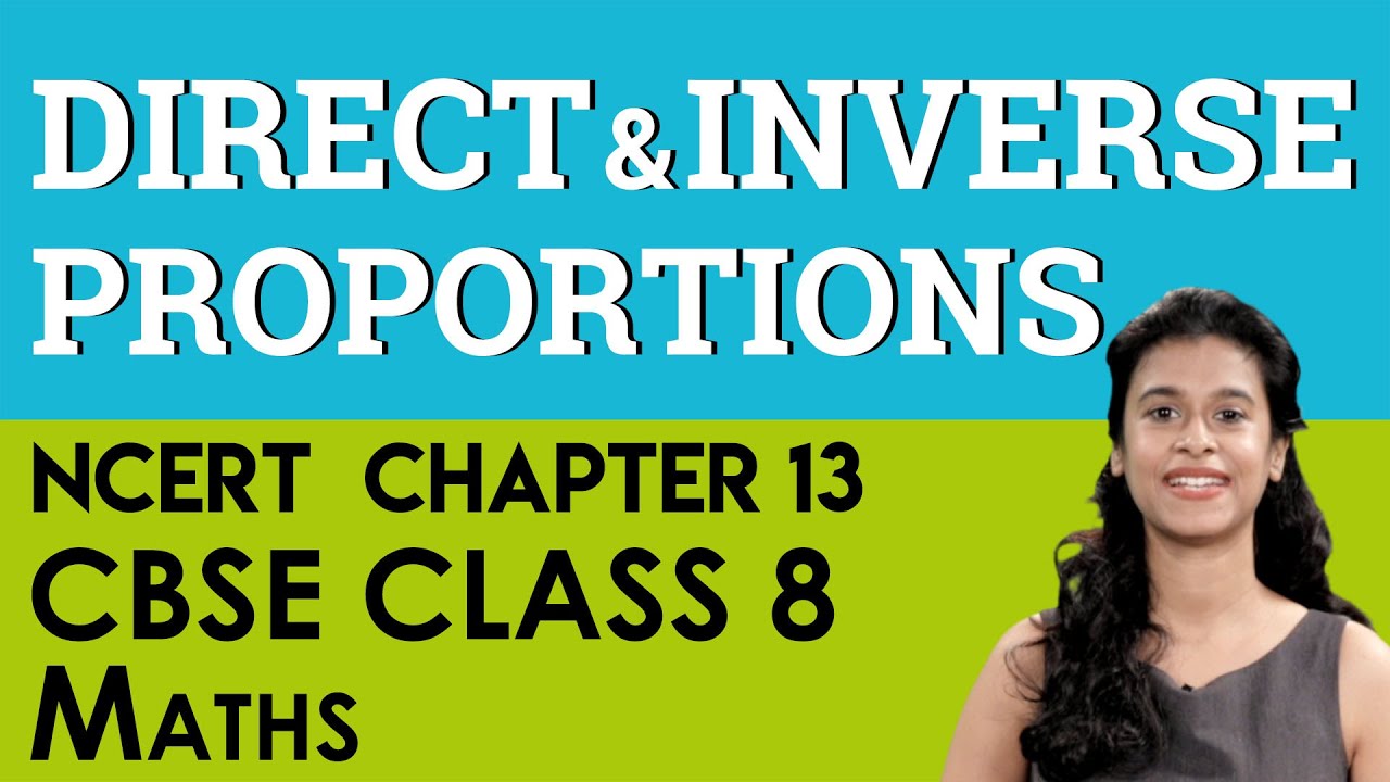 Direct And Inverse Proportions  CBSE Class 8