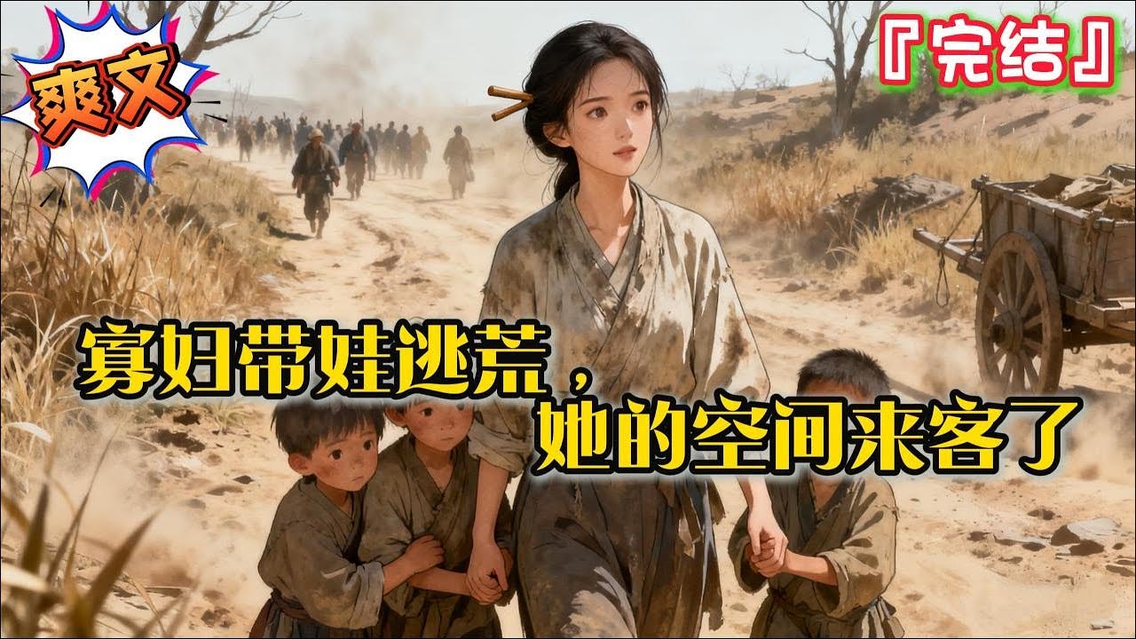 完结《寡妇带娃逃荒，她的空间来客了》【种田+逃荒+养崽+夫妻双穿+空间+家长里短+发家致富】#爽文 #小说 #有聲書 #有声小说 #完结文 #有声书 #完結 #穿越 #逃荒 #种田 #古代言情 #空间
