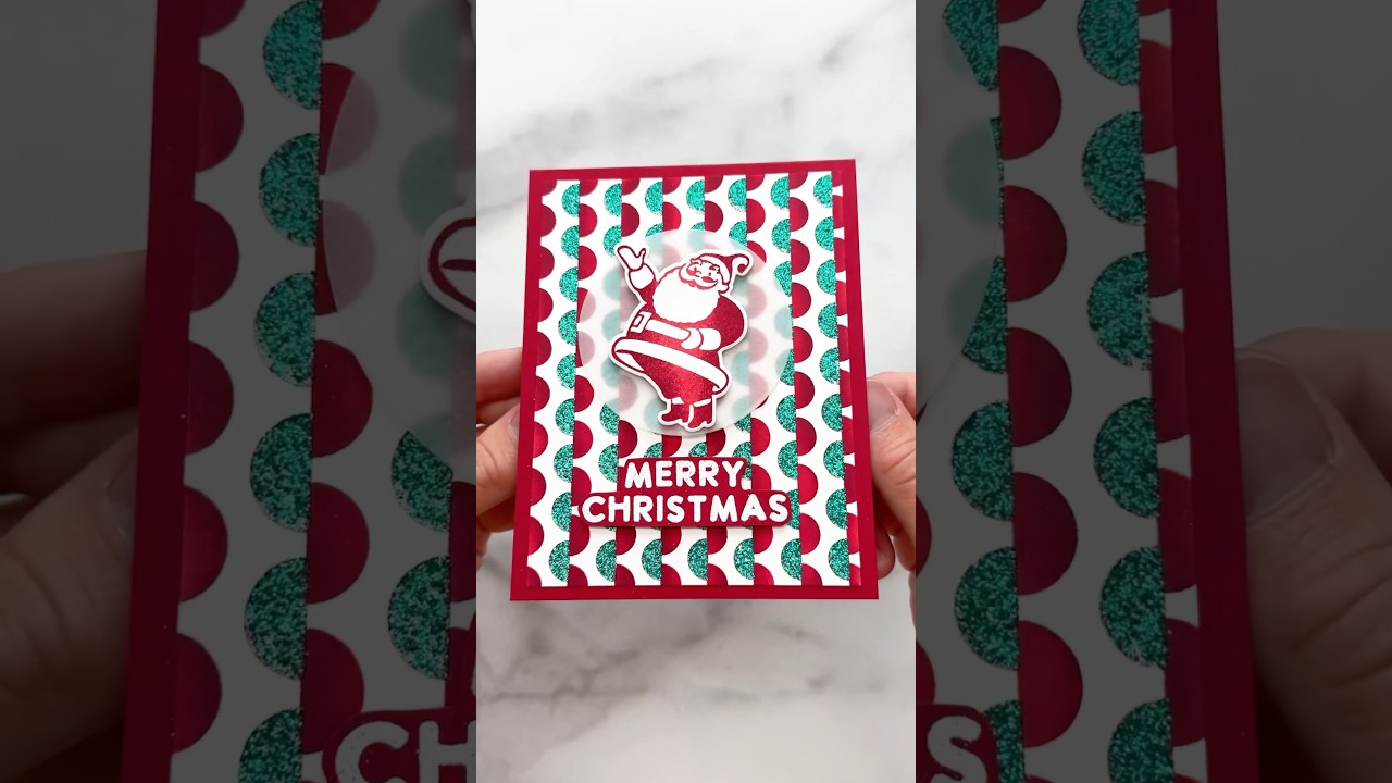 Making An EASY DIY Christmas Card In MINUTES!🎅🏼 ASMR Crafting #asmr #asmrsounds #craft
