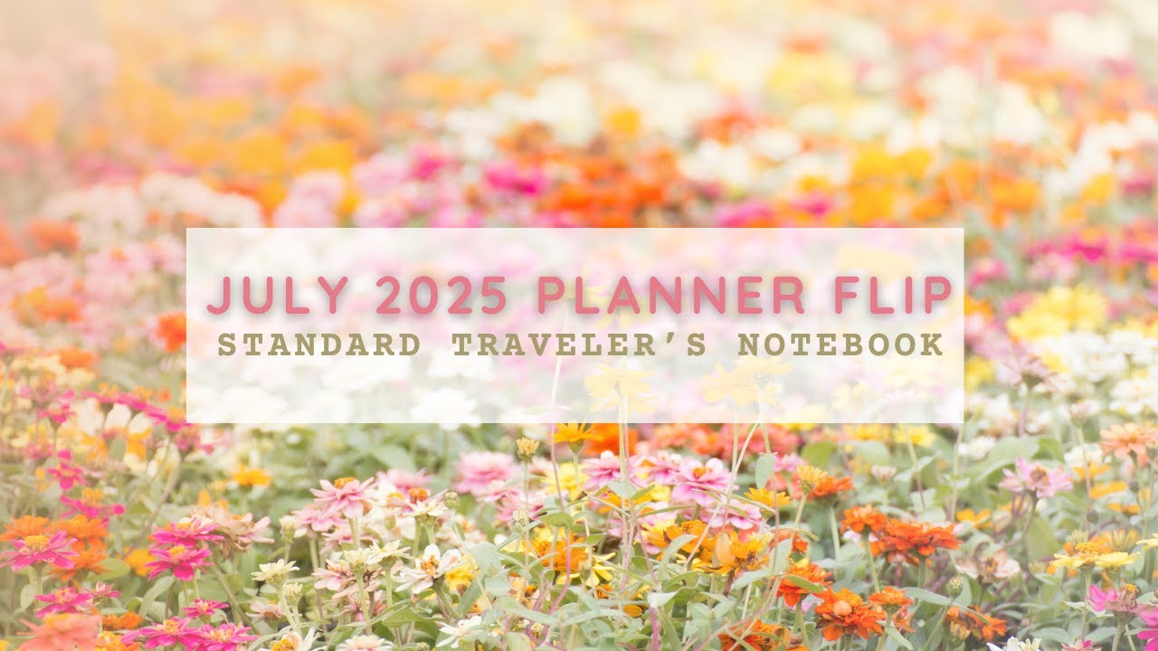 July 2025 Planner Flip - Standard TN