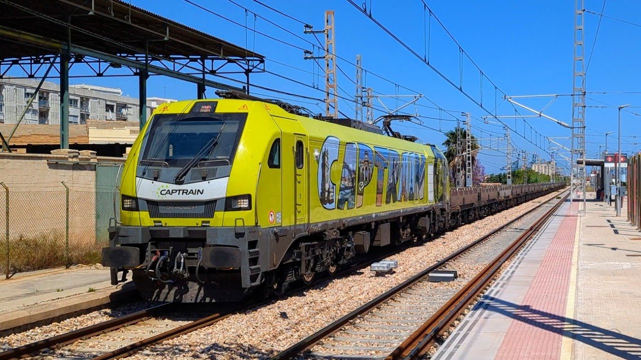 Trenes Variados en Valencia | Renfe Euromed, Autopista Ferroviaria, Talgo, Continental Rail...