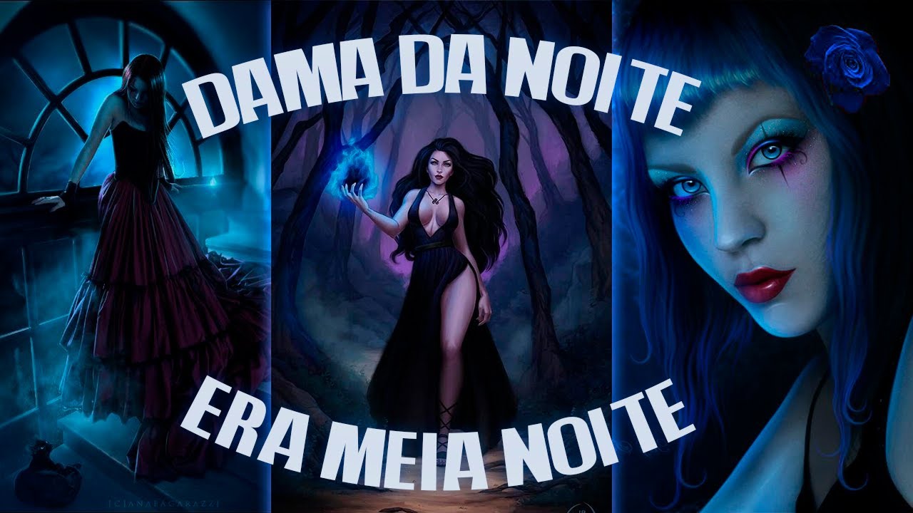 Ponto de Dama da Noite - Era meia noite...💙