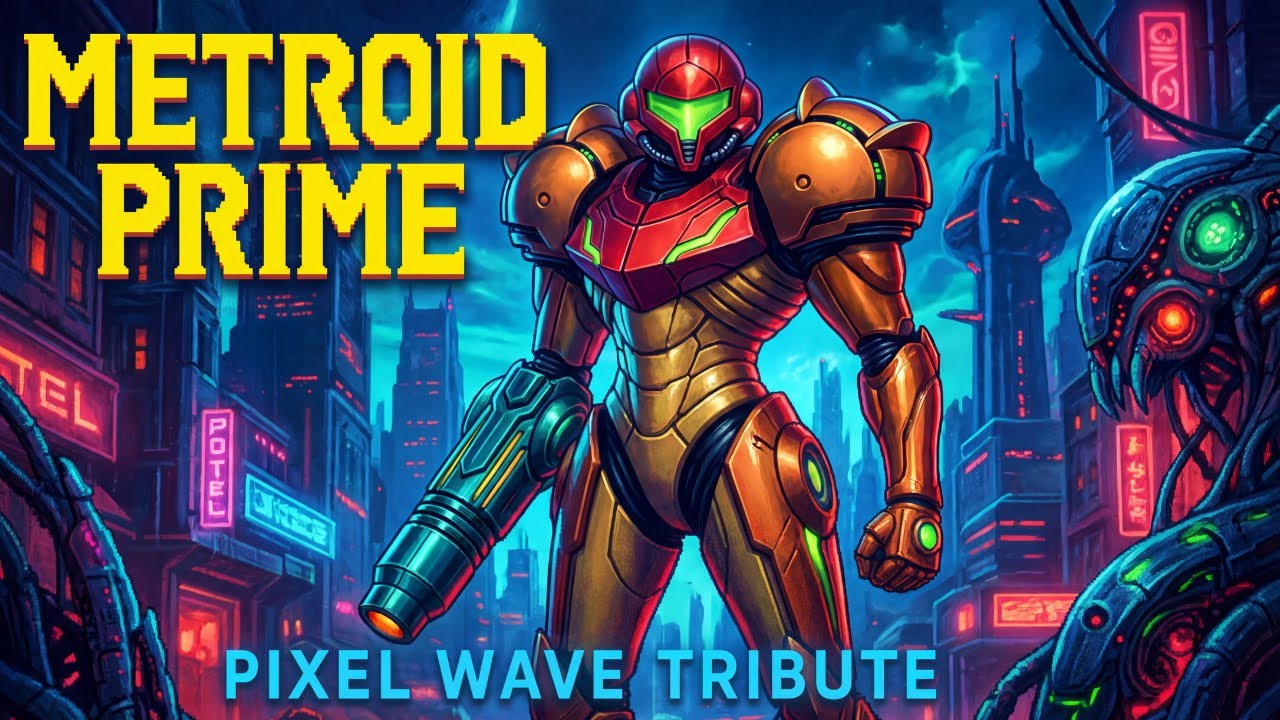 Metroid Prime · Phazon Core – Heavy Dark Synthwave Tribute (Pixel Wave)