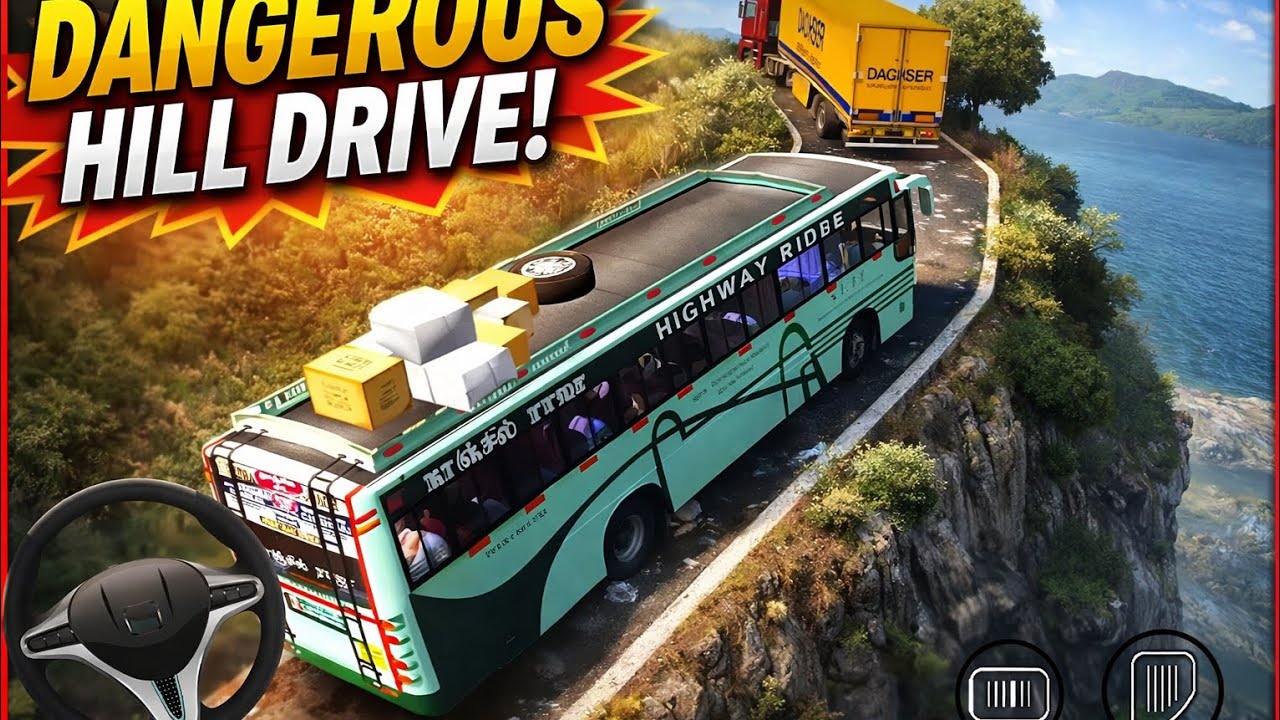 Indian Bus Simulator Gameplay - Crazy Passenger Ride - Android Gameplay