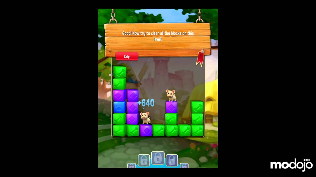 Pet Rescue Saga Walkthrough Level 1 (iPhone/iPad)