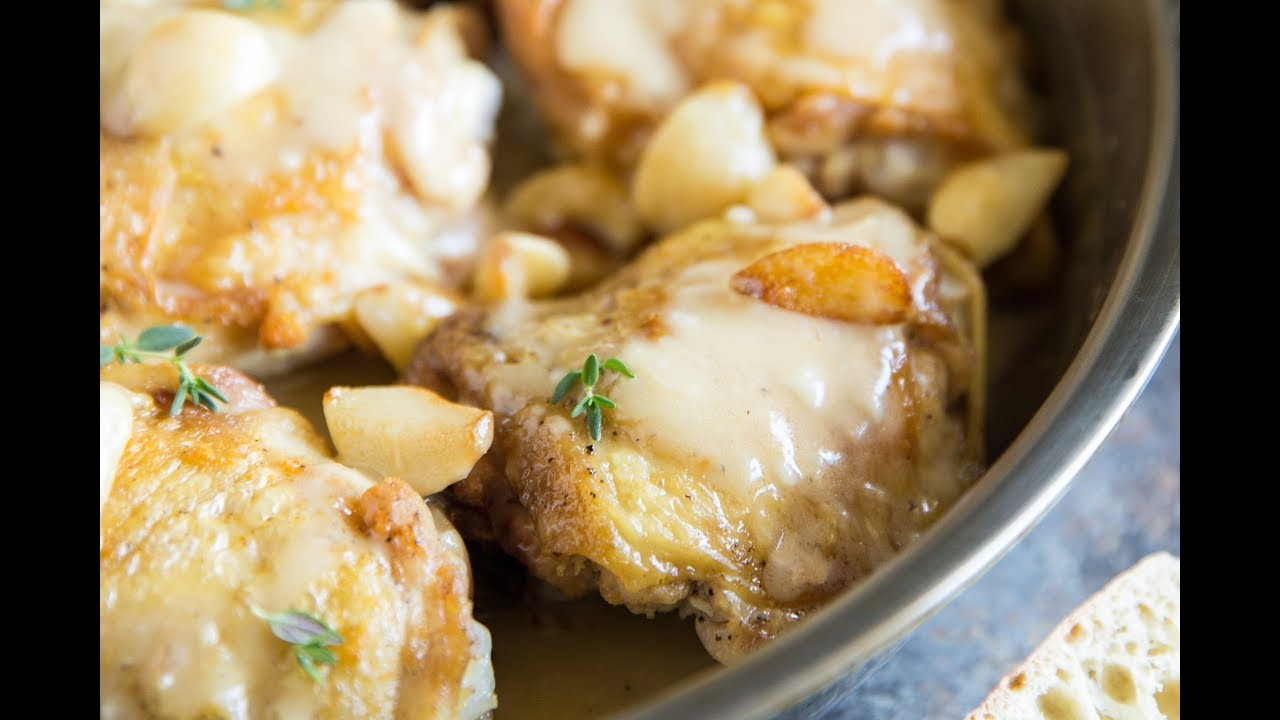 Chicken with 40 Cloves Garlic