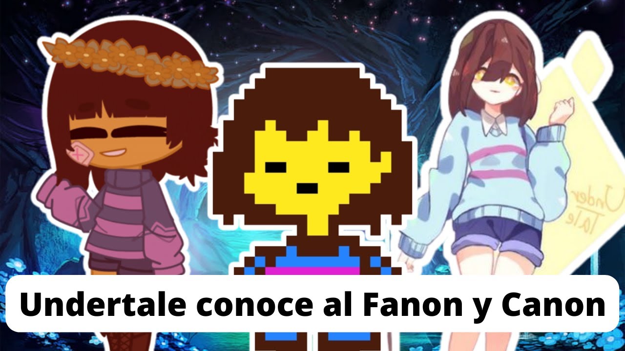 ✔️Mi HeadCanon Undertale conoce al Canon y Fanon Undertale //Gacha Club
