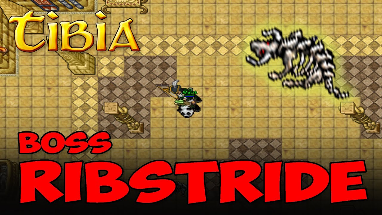 Tibia - Ribstride BOSS - Jak dojść na Ribstride task boss? - PORADNIK