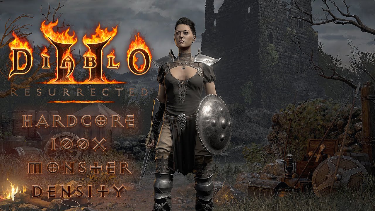 Diablo 2 Resurrected (Modded): 100X Density - HC Trap Sin - 4 - Live