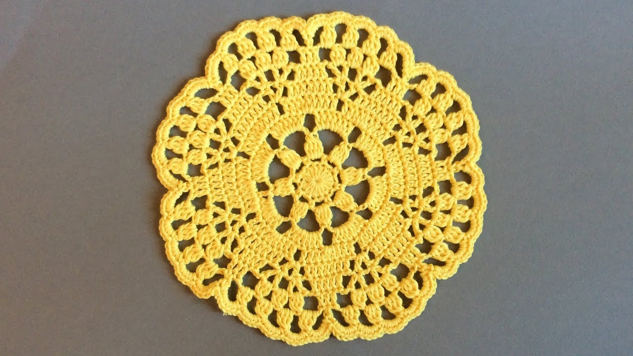 Sunny Crochet Doily Tutorial