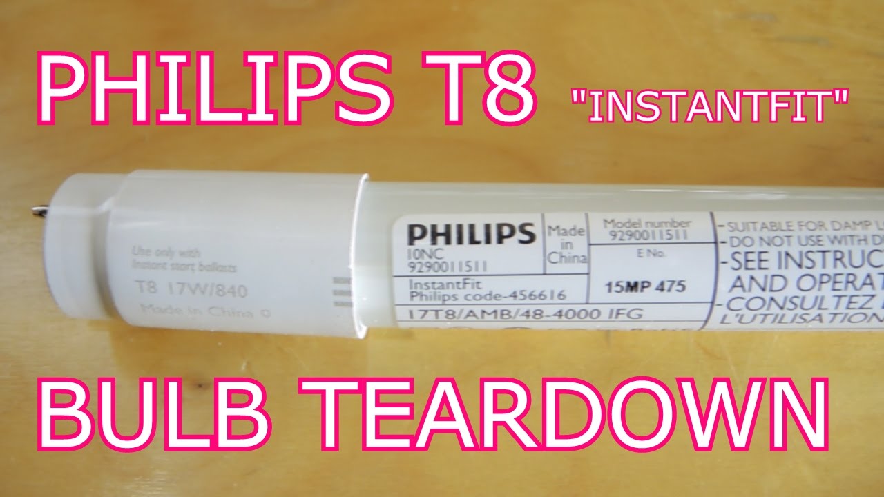 Philips T8 LED Tube Tear down: The most boring teardown yet....