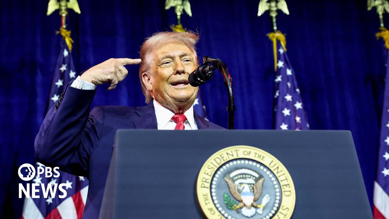 WATCH: Trump alludes to 2028 run, says people have forgotten his success on the border