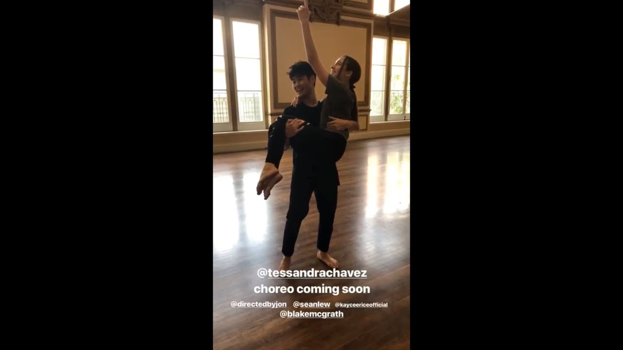 Sean Lew and Kaycee Rice Rehearsal/Filming of “Let You Love Me” MV