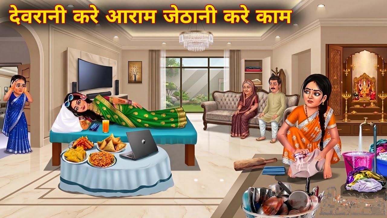 देवरानी करे आराम जेठानी करे काम | Devrani Kare Aaram Jethani kare Kaam | Moral Stories in Hindi