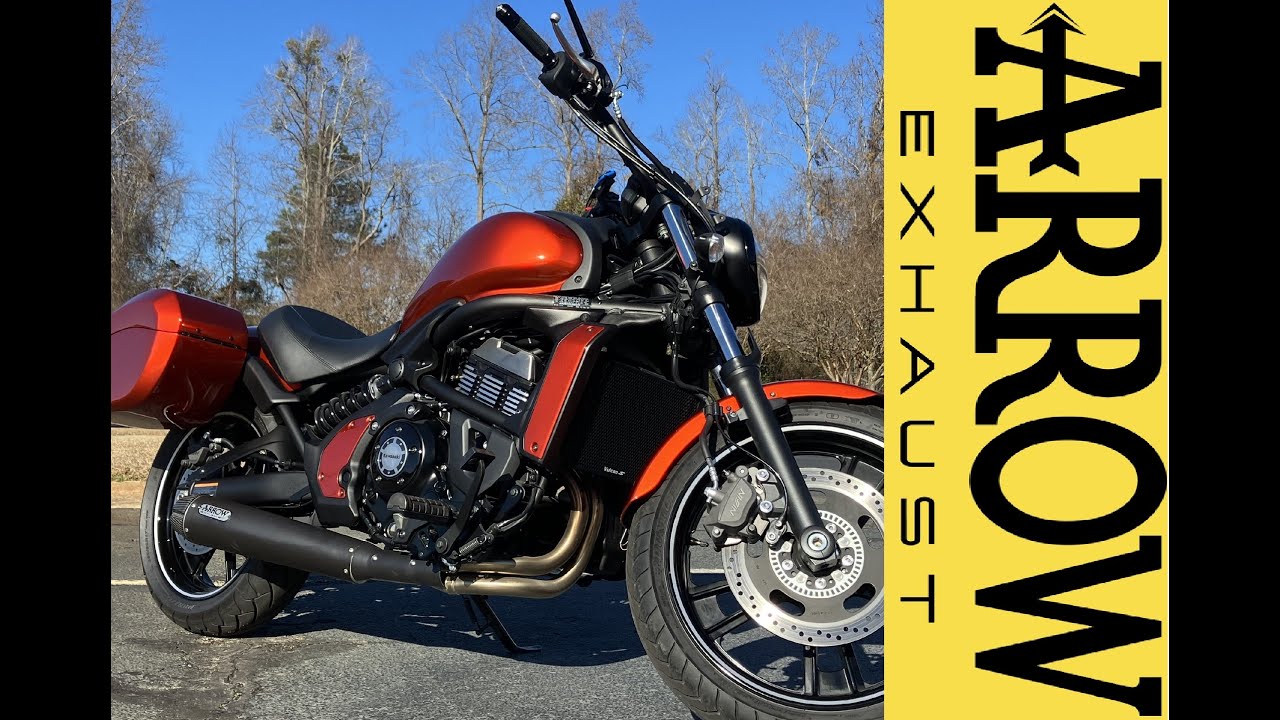 Kawasaki Vulcan 650 S ARROW EXHAUST Install